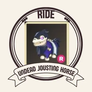 R UNDEAD JOUSTING HORSE