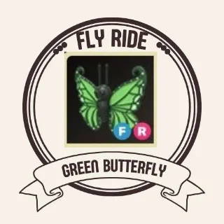 fr green butterfly