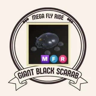 MFR GIANT BLACK SCARAB