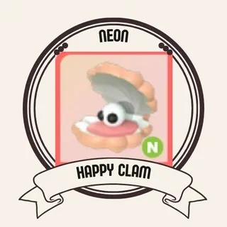 NEON HAPPY CLAM