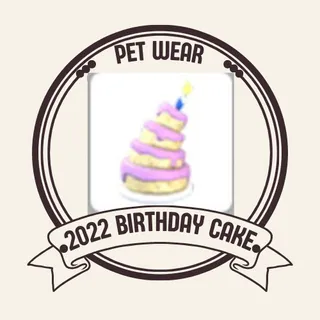 2022 Birthday Cake