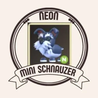 Neon Mini Schnauzer