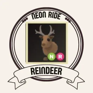 NEON RIDE REINDEER