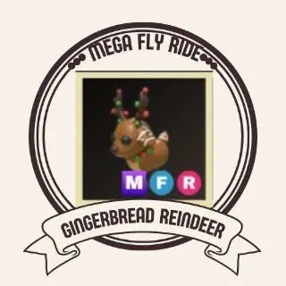 MFR GINGERBREAD REINDEER