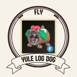 YULE LOG DOG FLY 