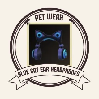 2x blue cat headphones
