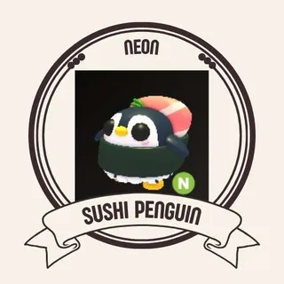 NEON SUSHI PENGUIN