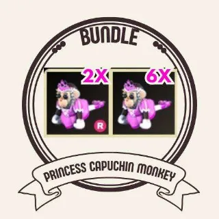 8x PRINCESS CAPUCHIN MONKEY
