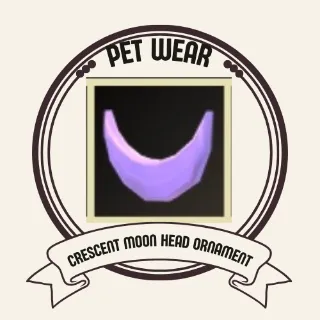 CRESCENT MOON HEAD ORNAMENT