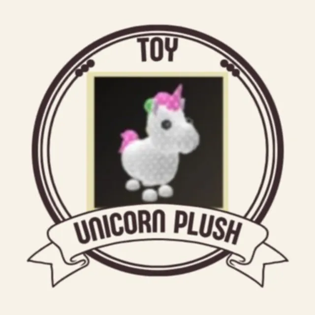Unicorn Plush - Adopt Me Game Item - Gameflip