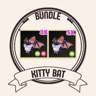 8x KITTY BAT