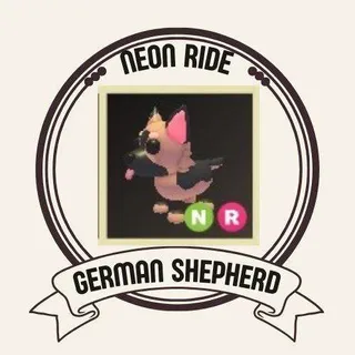 NEON RIDE GERMAN SHEPHERD