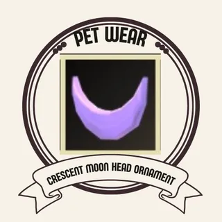 CRESCENT MOON HEAD ORNAMENT