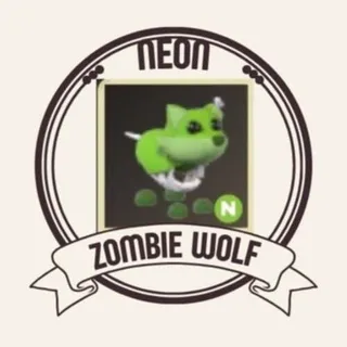 Neon Zombie Wolf