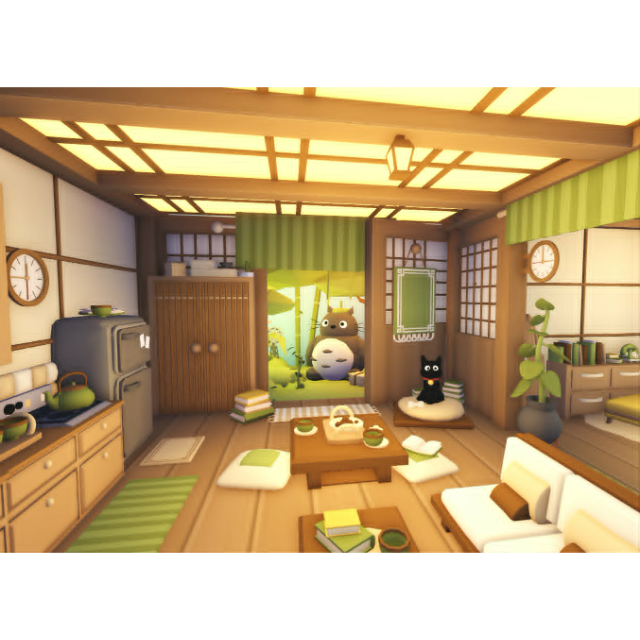 House 178 - Totoro's treehouse - Adopt Me Game Item - Gameflip