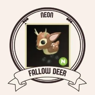 NEON FALLOW DEER