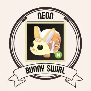 NEON BUNNY SWIRL