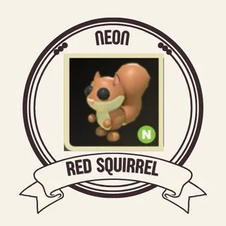NEON RED SQUIRREL 