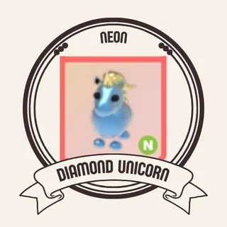 NEON DIAMOND UNICORN