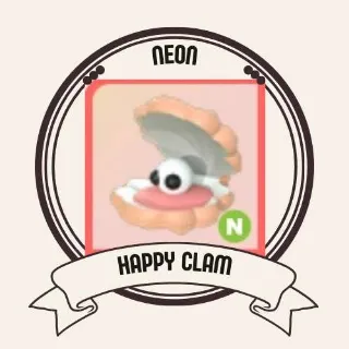 NEON HAPPY CLAM