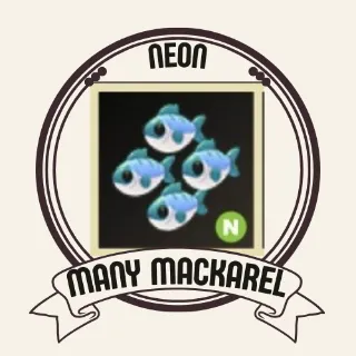 Neon many mackerel