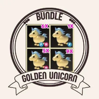 21x GOLDEN UNICORN