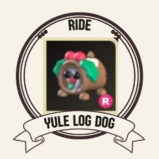 YULE LOG DOG RIDE