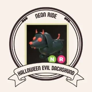 NR HALLOWEEN EVIL DACHSHUND