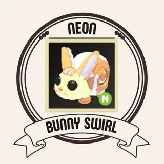 NEON BUNNY SWIRL