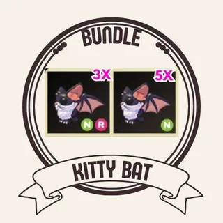 8x KITTY BAT