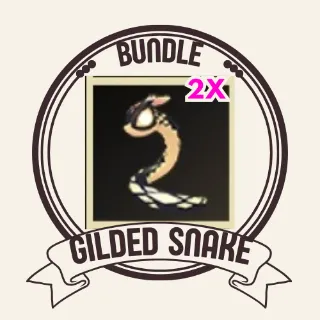 2x gilded snake
