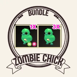 4x zombie chick