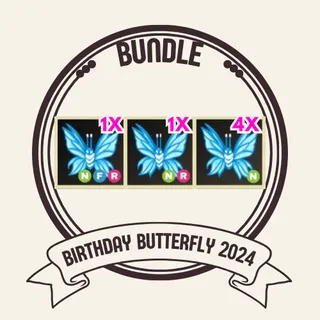6x birthday butterfly