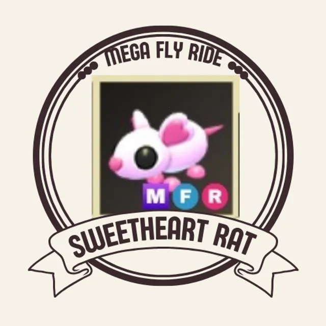 MFR SWEETHEART RAT - Adopt Me Game Item - Gameflip