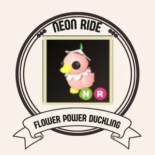 NEON RIDE FLOWER POWER DUCKLING