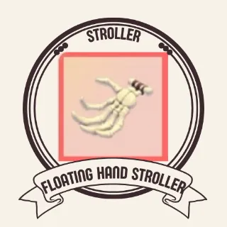 Floating hand stroller
