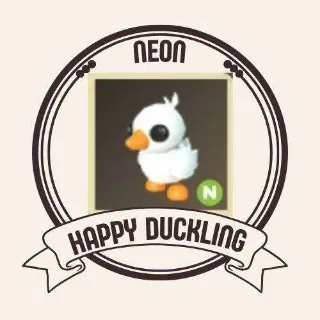 Neon Hapy Duckling