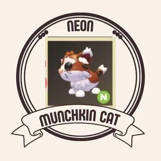 Neon Munchkin Cat