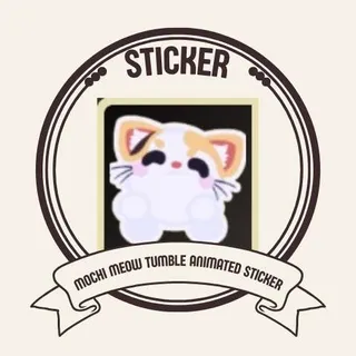 MOCHI MEOW TUMBLE ANIMATED STICKER