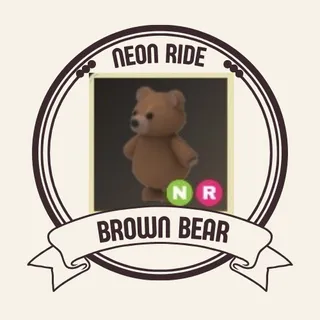 NEON BROWN BEAR