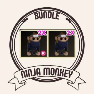 4x NINJA MONKEY