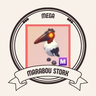 MEGA MARABOU STORK