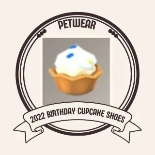2022 BIRTHDAY CUPCAKE SHOES
