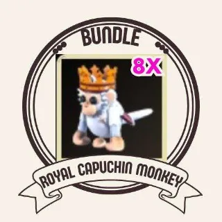 4x Royal Capuchin Monkey