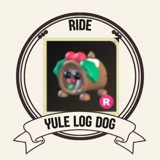 YULE LOG DOG RIDE