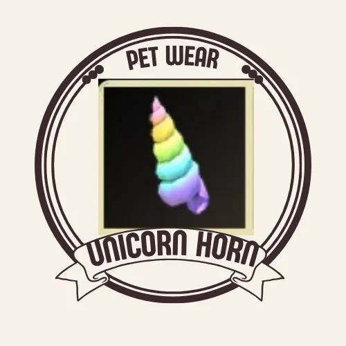 UNICORN HORN Adopt Me Game Item Gameflip