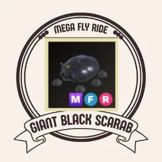 MFR GIANT BLACK SCARAB