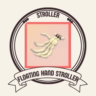 Floating hand stroller