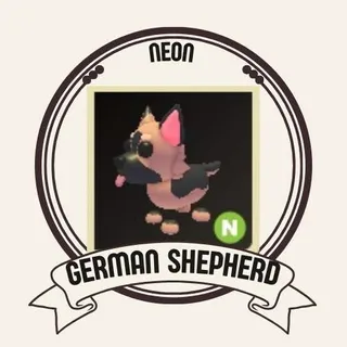 NEON GERMAN SHEPHERD