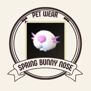 SPRING BUNNY NOSE
